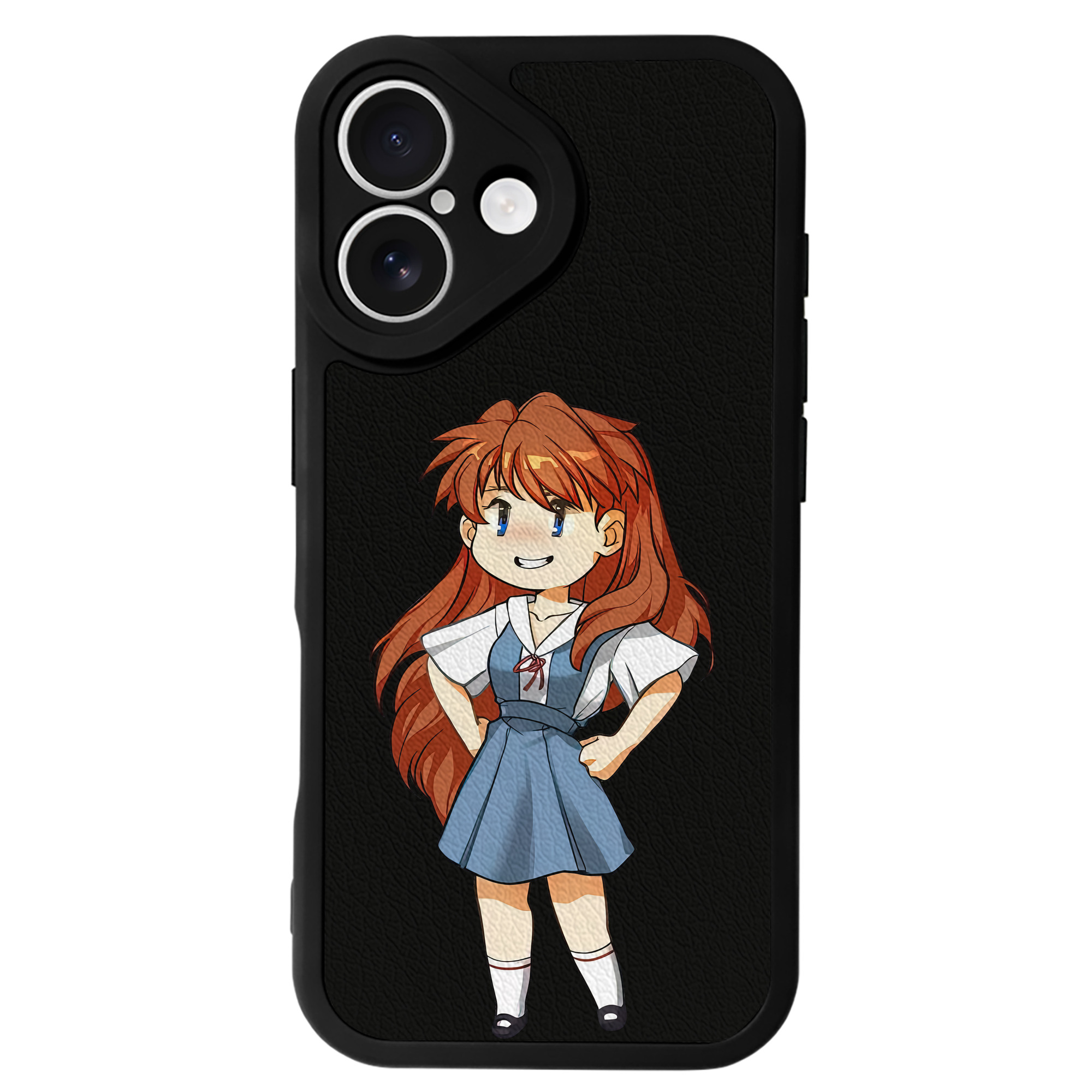（画像用） EVA 新世紀エヴァンゲリオン 【iPhone 16シリーズ対応】シリコンスマホケース（レザー調） 材質：シリコン